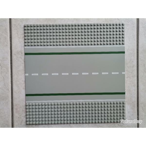 Plaque routire droite Lego vintage