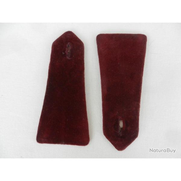 paire d'�paulettes/pattes d'�paule  velours militaires service de sant� m�decin