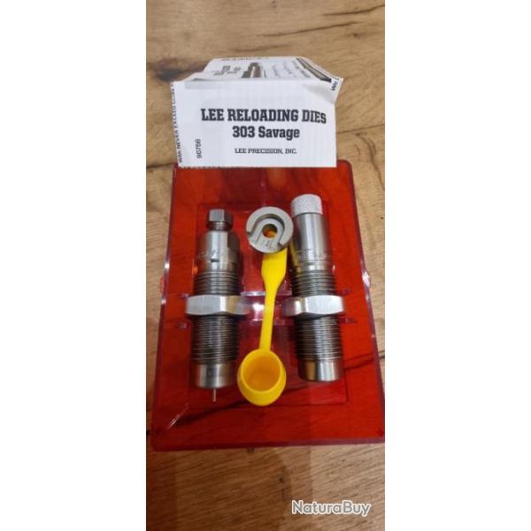 JEU D'OUTIL LEE 303 SAVAGE avec dosette et shell holder n�11