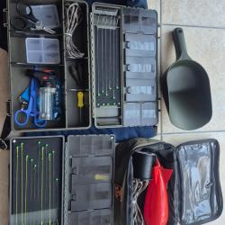 Ensemble materiel de p&ecirc;che carpe