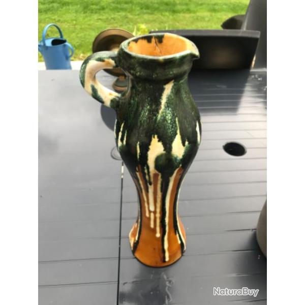 Vase en cramique flambe