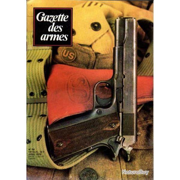 gazette des armes 59, canon foudre,colt 1911, batterie todt, armes � feu XVIIIe si�cle,