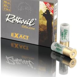 Cartouches Rottweil Exact - Cal: 12/70 - (32gr)