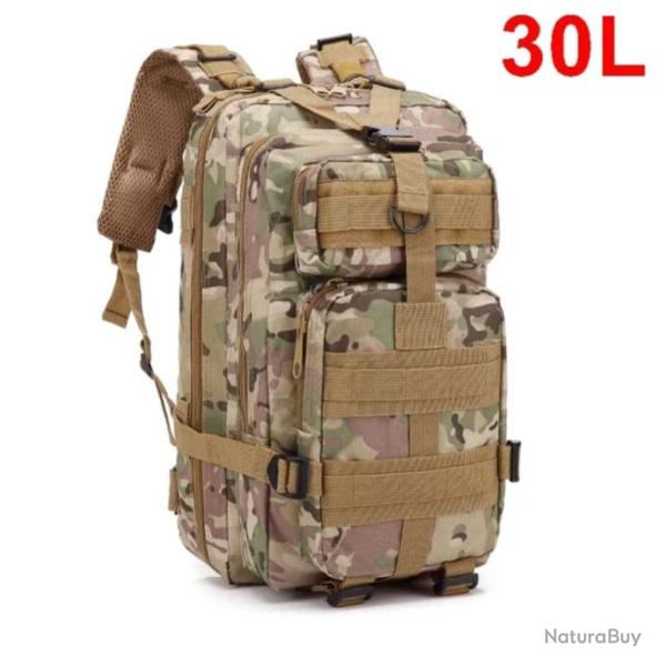 Sac � Dos Tactique de Voyage 30L - Randonn�e Survie Activit�s Plein Air CP
