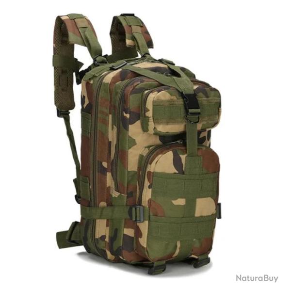 Sac � Dos Tactique de Voyage 30L - Randonn�e Survie Activit�s Plein Air Camouflage