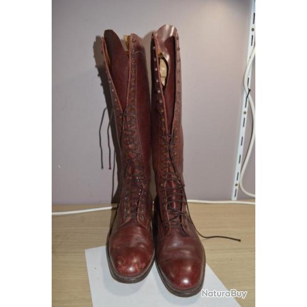 Paire de botte � Lacet Officier Fran�ais Aviateur Spahis French WW2 1939/1945 (19)