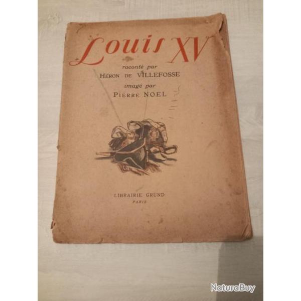 Ancien livre LOUIS XV avec gravure pierre No�l