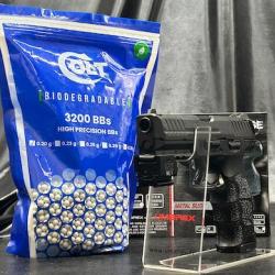 PACK LASER PR&Ecirc;T A TIRER PISTOLET - "HECKLER&KOCH VP9" SPRING- Cal BBS 6MM