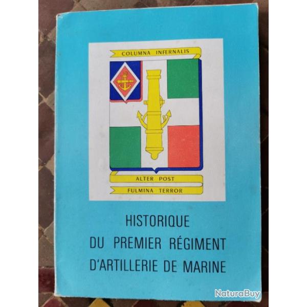 Historique du premier r�giment d'artillerie de marine