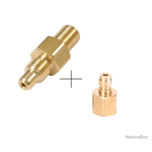 Adaptateur de remplissage Rohm Twinmaster (apr�s 2012) vers 1/8 BSP + adaptateur quick connect