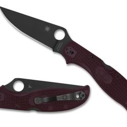 Spyderco Stretch 2 XL Sprint Run 2024 - Lame Micro-Melt PD#1 & Manche FRN Bourgogne (C258BGBKP)