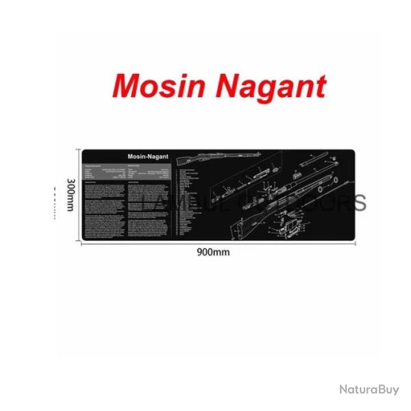 Tapis de d�montage et nettoyage Mosin Nagant 90 x 30 cm