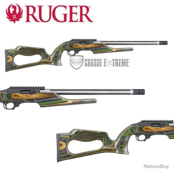 Carabine RUGER 10/22 Comp�tition Lamelle Vert 41cm Cal 22lr