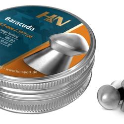 Plombs Haute Qualit&eacute; 4.5 mm Baracuda Dome - H et N - Boite de 400