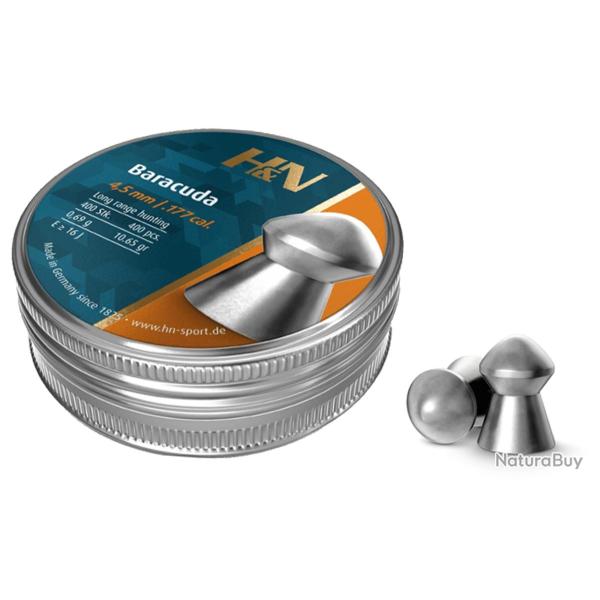 Plombs Haute Qualit� 4.5 mm Baracuda Dome - H et N - Boite de 400