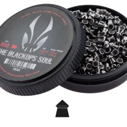 Plombs 4.5 mm The Black Ops Soul T&ecirc;te Pointue - BO Manufacture - Boite de 500