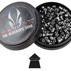 Plombs 5.5 mm The Black Ops Soul T&ecirc;te Pointue - BO Manufacture - Boite de 250
