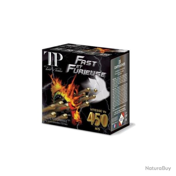 cartouche Fast et furieuse 12/70 36g pb 4 dor� boite de 25 tunet
