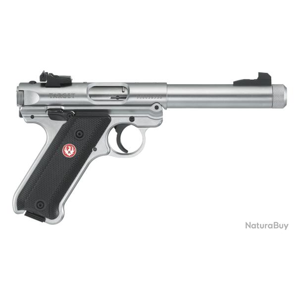 PIST RUGER MARK IV .22LR 5.1/2" 10CPS INOX TARGET CANON BULL FILETE 40126