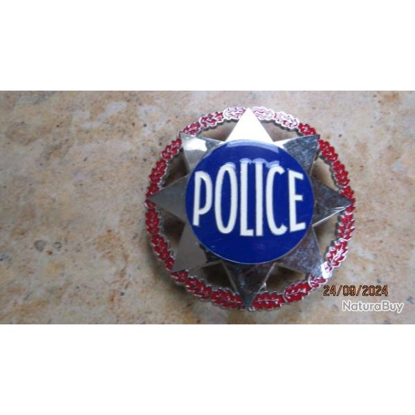 grande plaque de baudrier police POLICE TBE