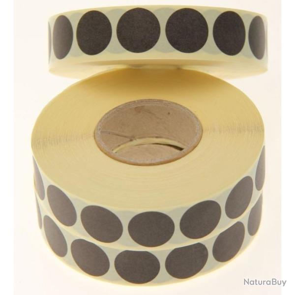 2000 Patchs Noir, diam�tre 23 mm.- PATCH23N