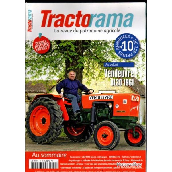 tractorama 10 vendeuvre bl30 1961, someca 415, renault 681-4, schluter 1899-1963, inapg paristech,