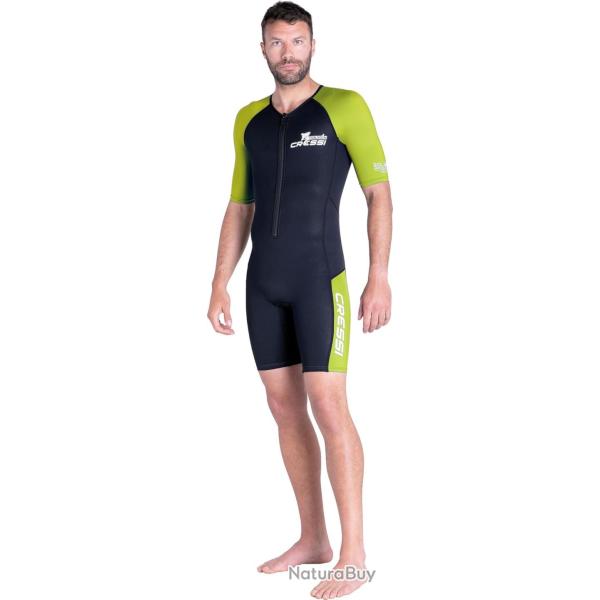 CRESSI Tiburon Man Shorty Wetsuit 2mm Combinaison Plong�e Courte Natation Sport Aquatique N�opr�ne/E