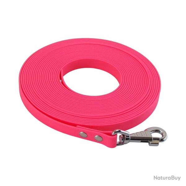 Longe BIOTHANE BETA plate 19 mm Rose 5 m SANS poign�e