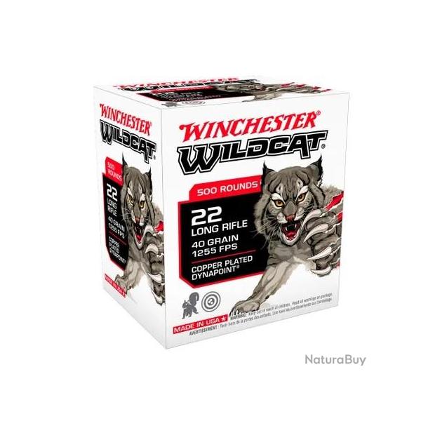 Munitions Winchester WildCat - Cal. 22 LR x10 boites