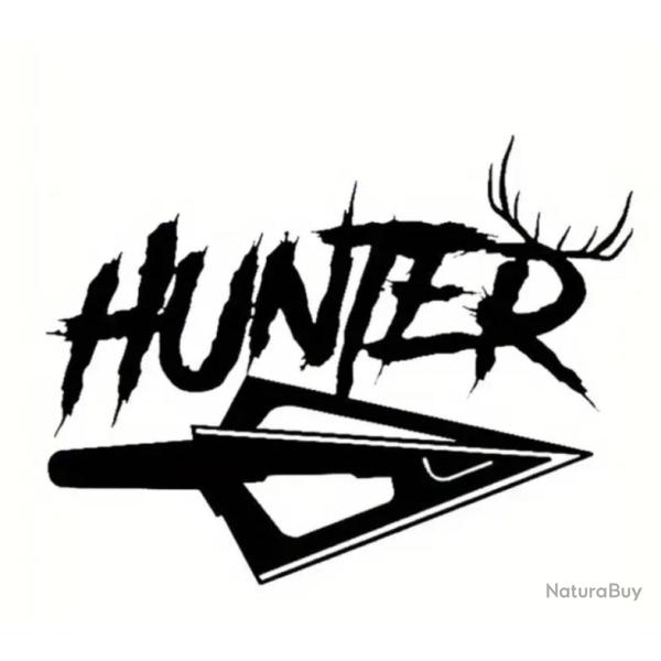 Autocollants tissu motif chasse � l'arc taille personnalis� photo 1 en vente ! 12,5 cm