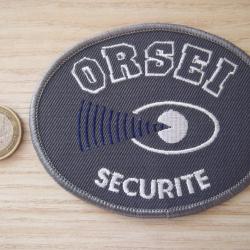 &eacute;cusson collection insigne tissu s&eacute;curit&eacute; neuf ORSEI 78 x 100 mm.
