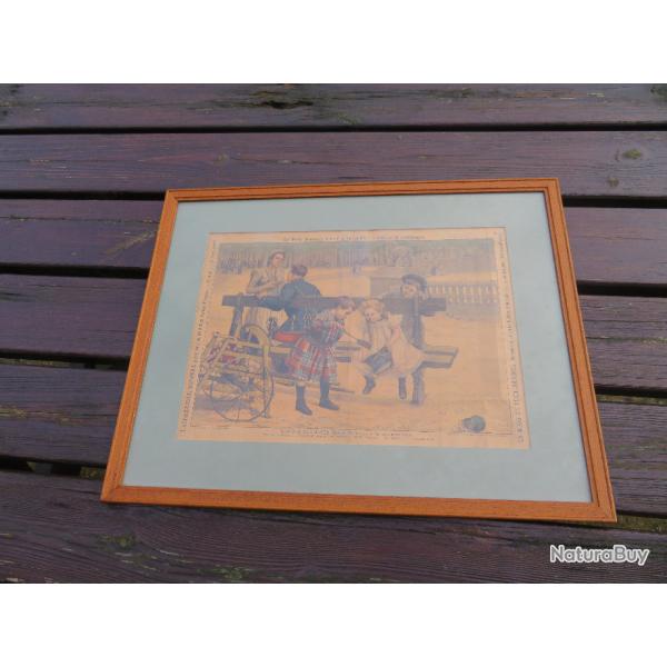 Ancienne grande gravure issu du quotidien de presse "Le Petit Journal" - FRANCE (Fin XIX)