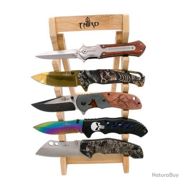 Pr�sentoir pour 5 couteaux (vide) [Third]