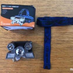 Lampe frontale rechargeable