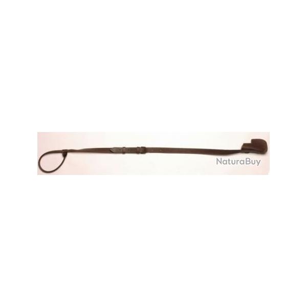 Bretelle en cuir pour carabine express superpos� Sporfabric