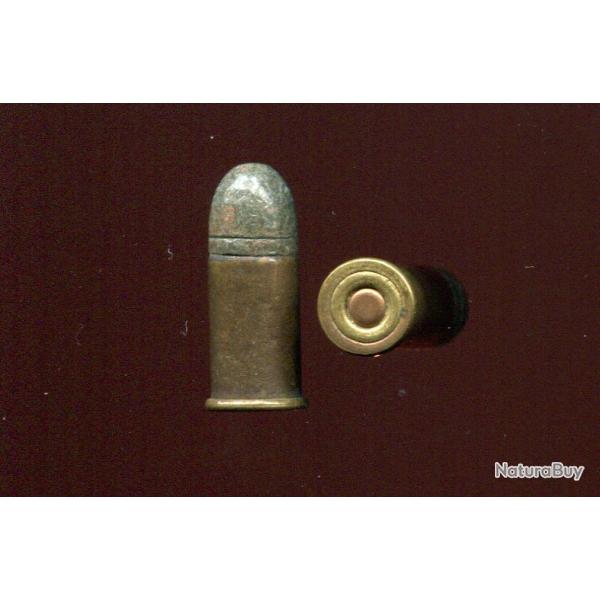 .380 Bulldog - ancienne production anglaise - �tui laiton cuivr� - amor�age battery cup primitif