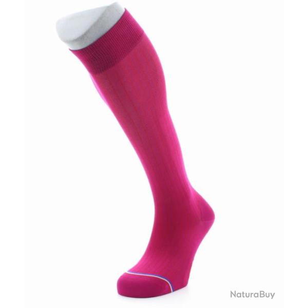 CHAUSSETTES hautes Bastille Fushia La Chaussette Fran�aise