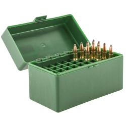 Bo&icirc;te de rangement 50 munitions 9,7x8,5x15,2cm