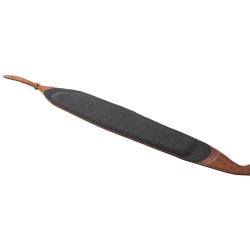 Bretelle fusil antid&eacute;rapante large Cobra cuir v&eacute;ritable