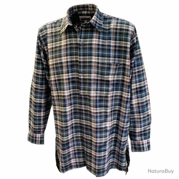 Chemise � carreaux bleu marine Taille 4