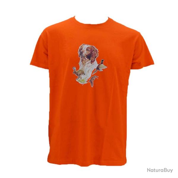 T shirt orange �pagneul Taille 4