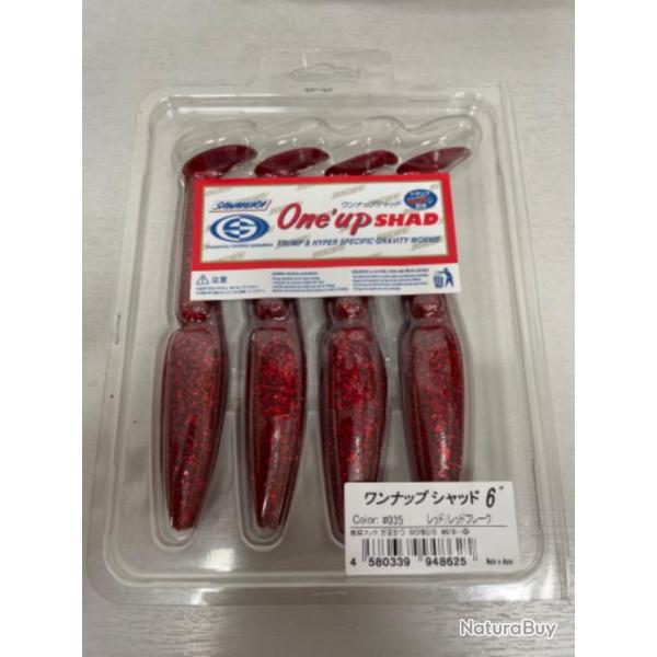 !! LEURRE ONE'UP SHAD 6'� col 035