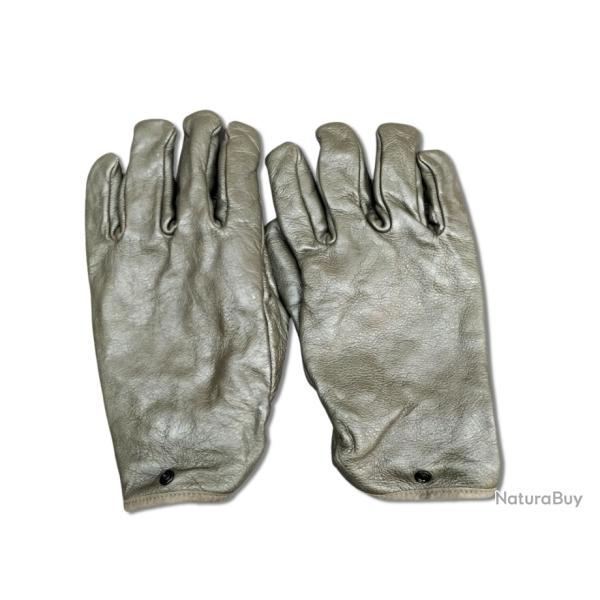 Gants militaire fran�ais en cuir taille 9 1/2