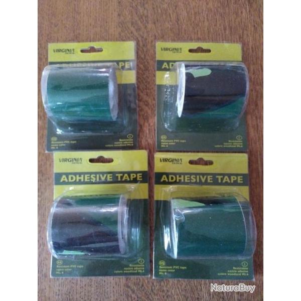 4 rouleaux d'adhsif camouflage neuf