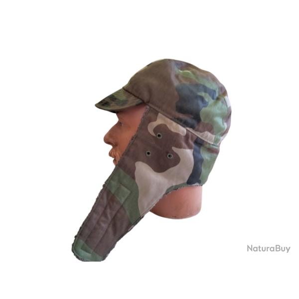 Casquette fourr�e hiver camouflage centre europe Tour de t�te 60 100% coton