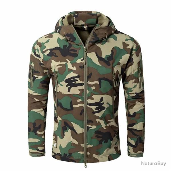 Veste coupe-vent tactique camouflage style militaire - Mod�le JG