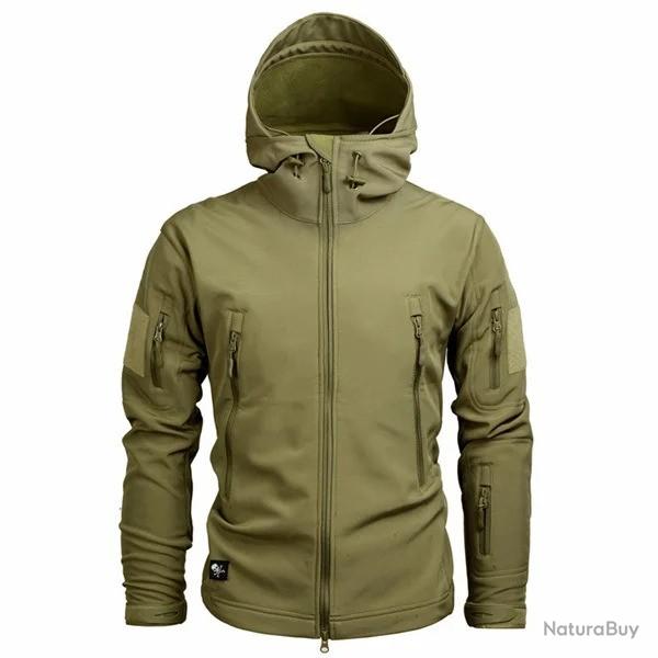 Veste coupe-vent tactique camouflage style militaire - Mod�le KHAKI