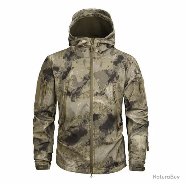 Veste coupe-vent tactique camouflage style militaire - Mod�le AT