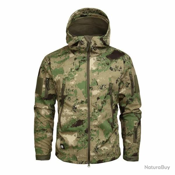 Veste coupe-vent tactique camouflage style militaire - Mod�le FG