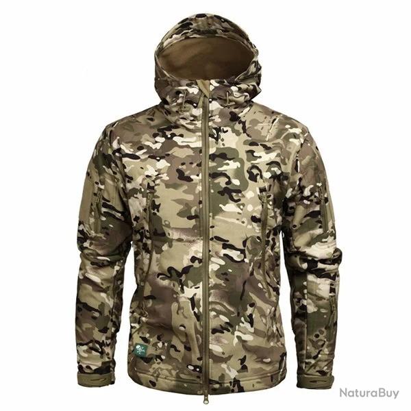 Veste coupe-vent tactique camouflage style militaire - Mod�le CP
